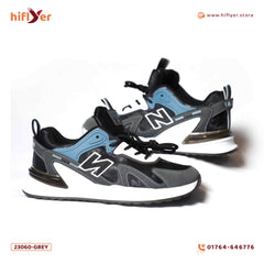 23060 Grey Cross Border All Season Men Sneakers Luxury Shoes, Fashion High Top Running Shoes For Male Walking Sneakers