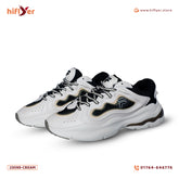 23099 Cream Sneaker & Sports, High Quality Thick Bottom Korean Fashion Summer Breathable Comfortable