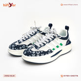 24052 Blue Graphical designs all seasons sneaker for men