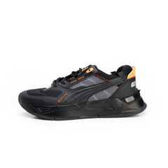 25038-Black and orange step stylish look Design All Seasons sneaker for men