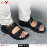 26094-BLACK Premium High-Quality Men's sandal