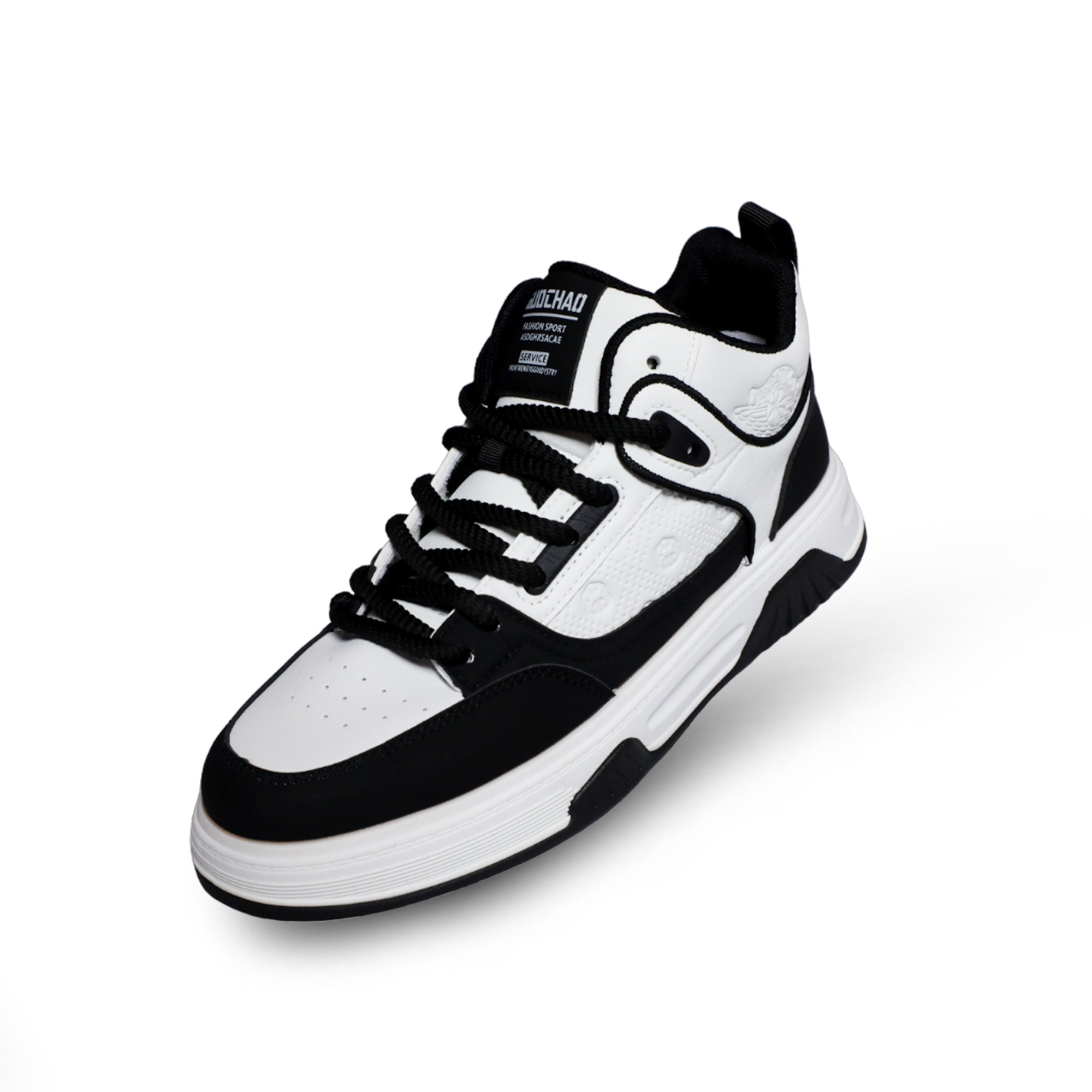 24050 White & Black Sneakers, Sports, Stylish Shoes for Men