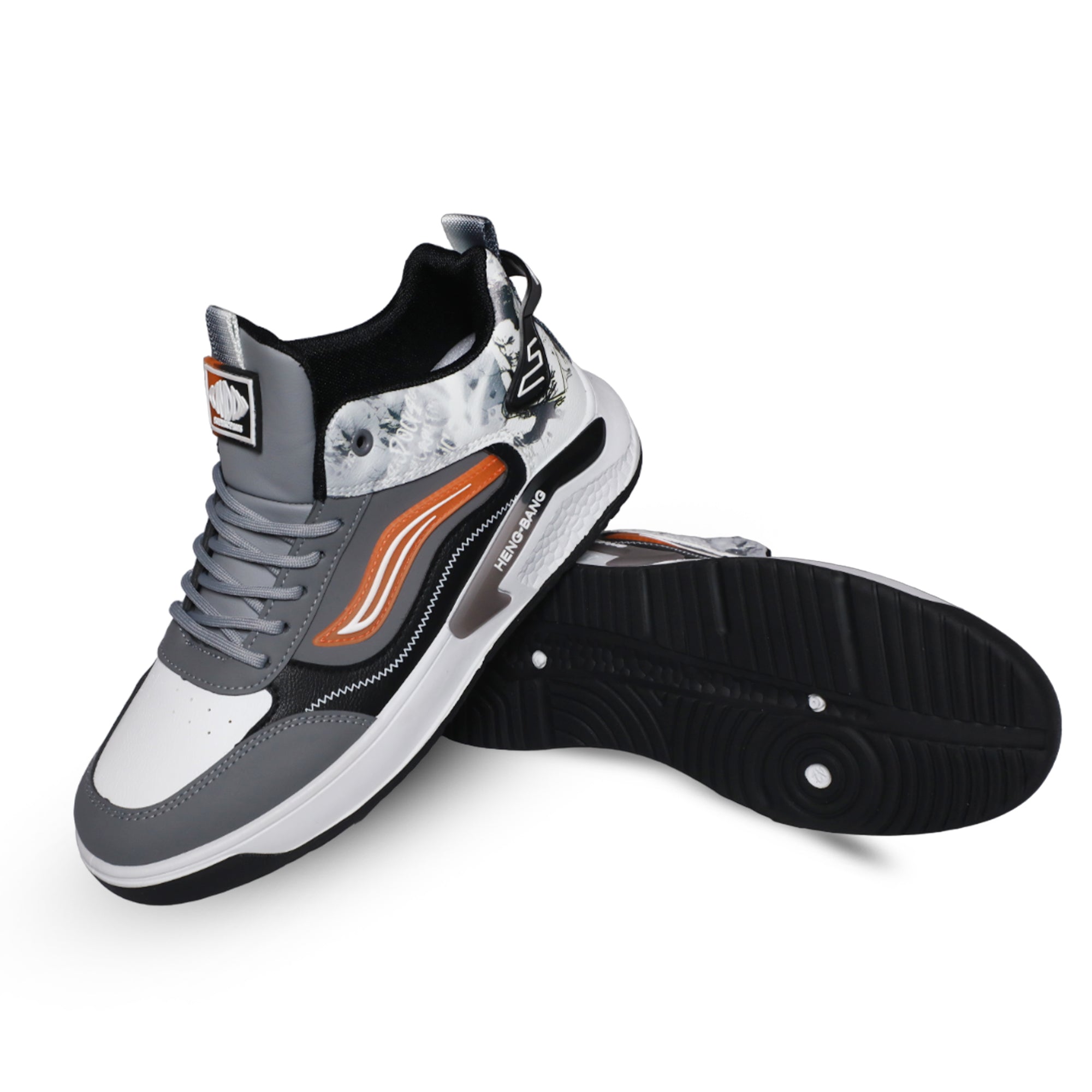 24045 Grey Sneakers, Sports, Stylish Shoes for Men