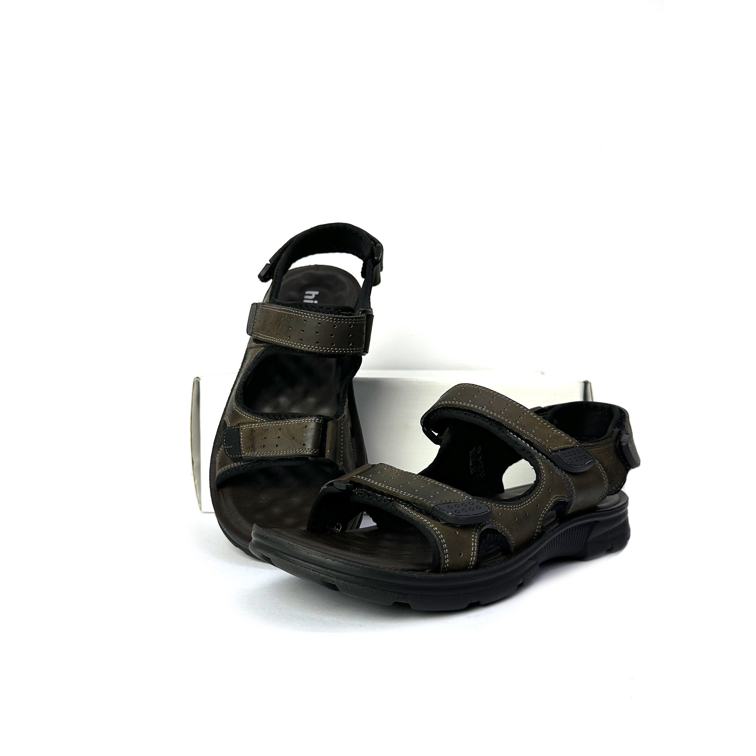 27010-Olive Premium High-Quality With Belt Men's sandal