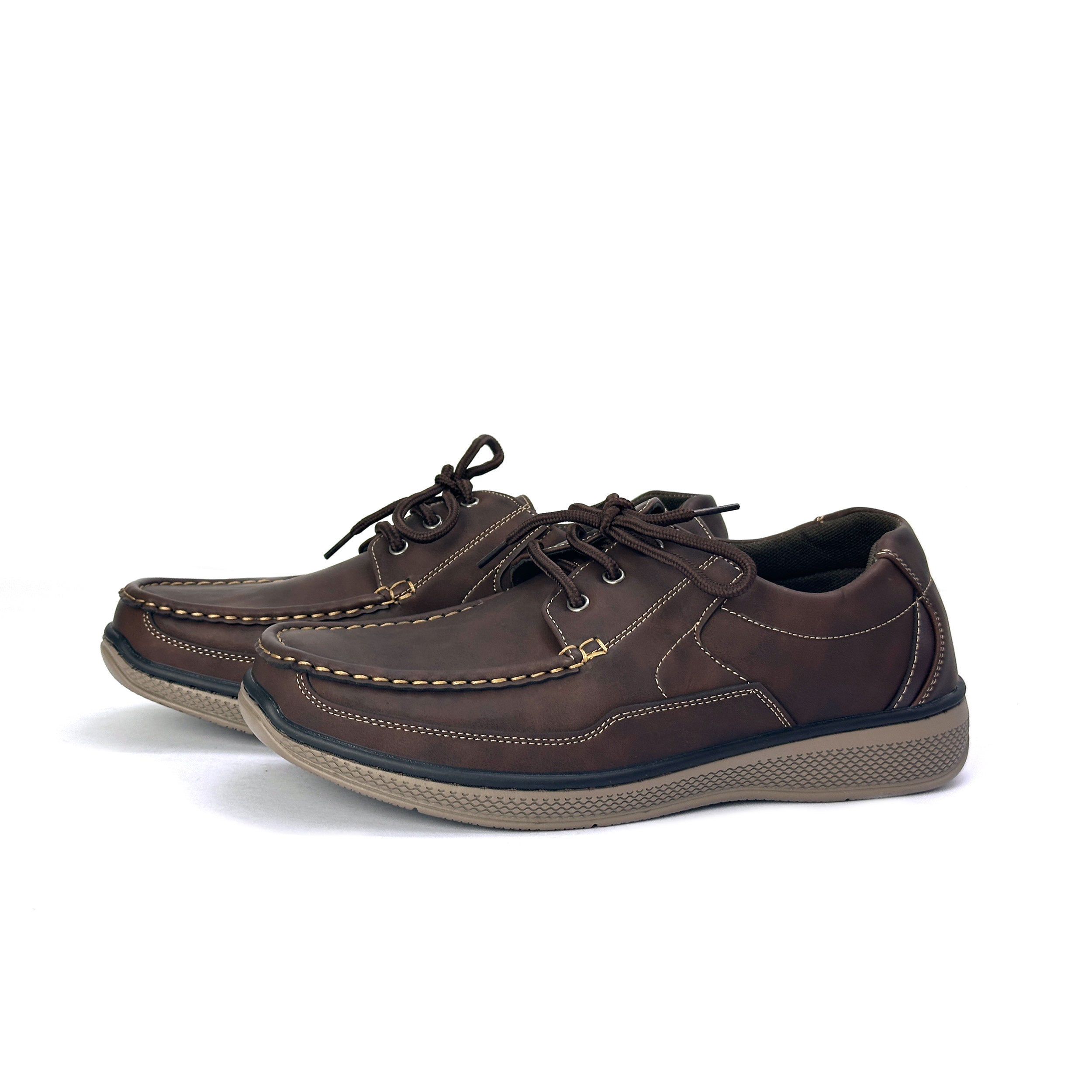 27031-Coffee Premium causal shoes For Men