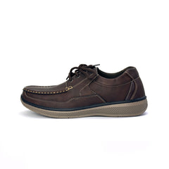 27031-Coffee Premium causal shoes For Men