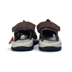 27034-Coffee Premium with belt High-Quality Men's sandal