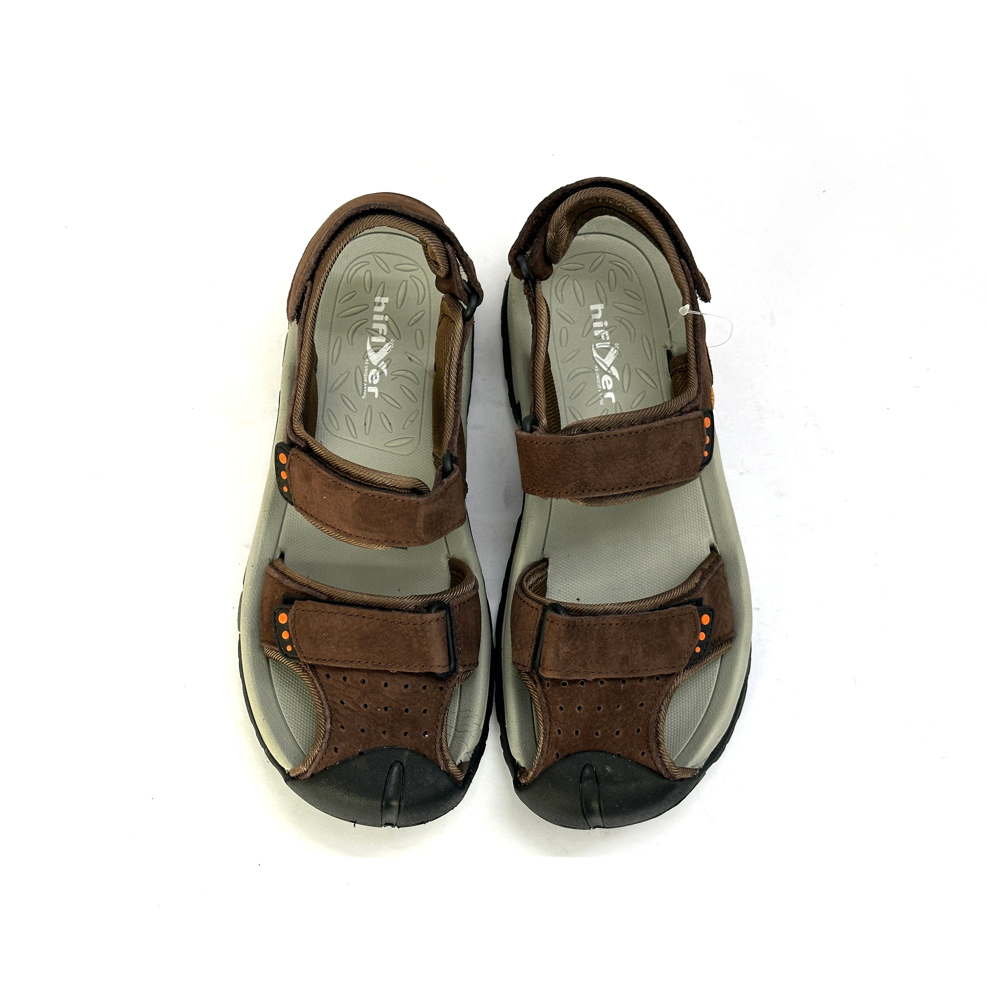 27024-Coffee Premium with belt High-Quality Men's sandal