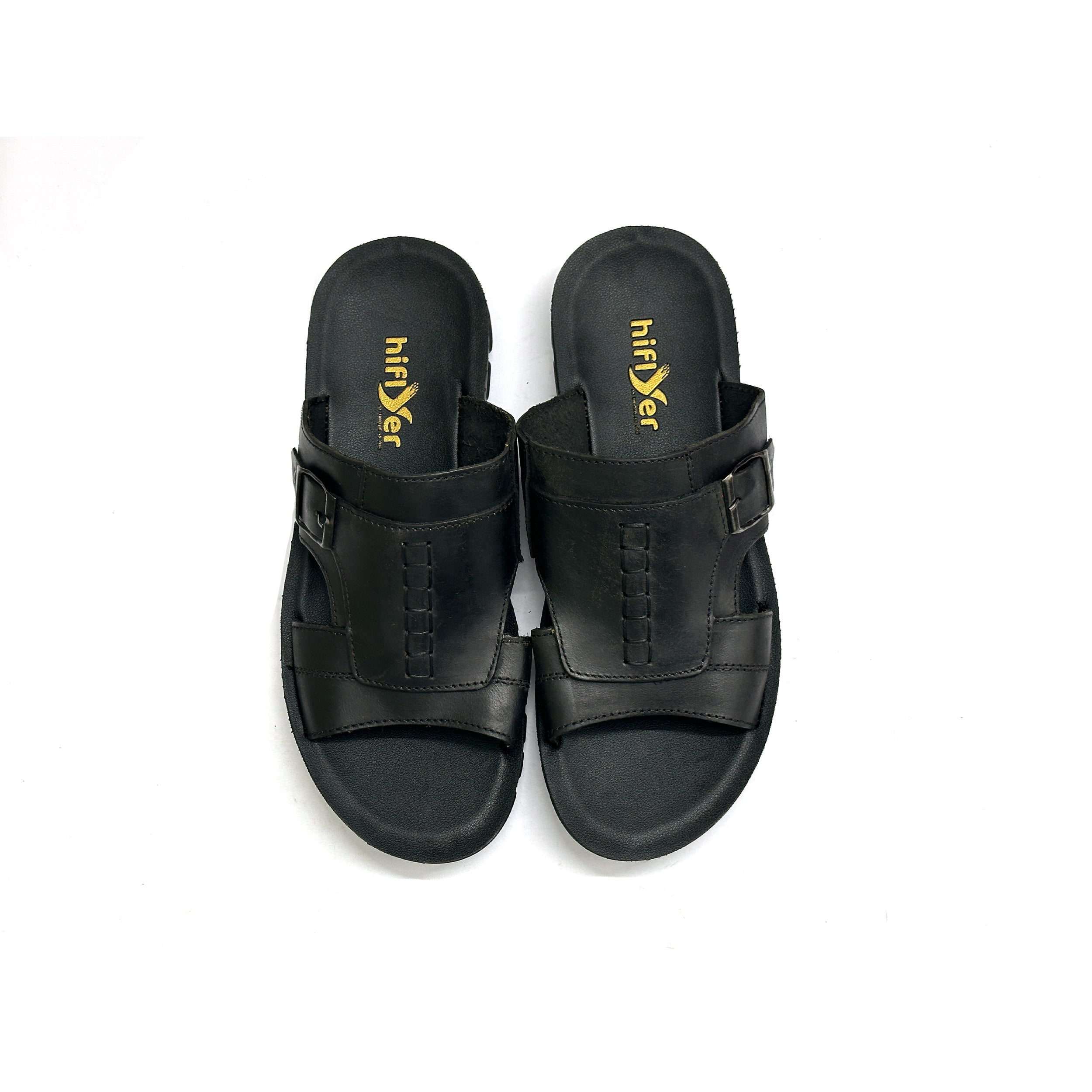 27015-Black  Premium High-Quality Men's sandal