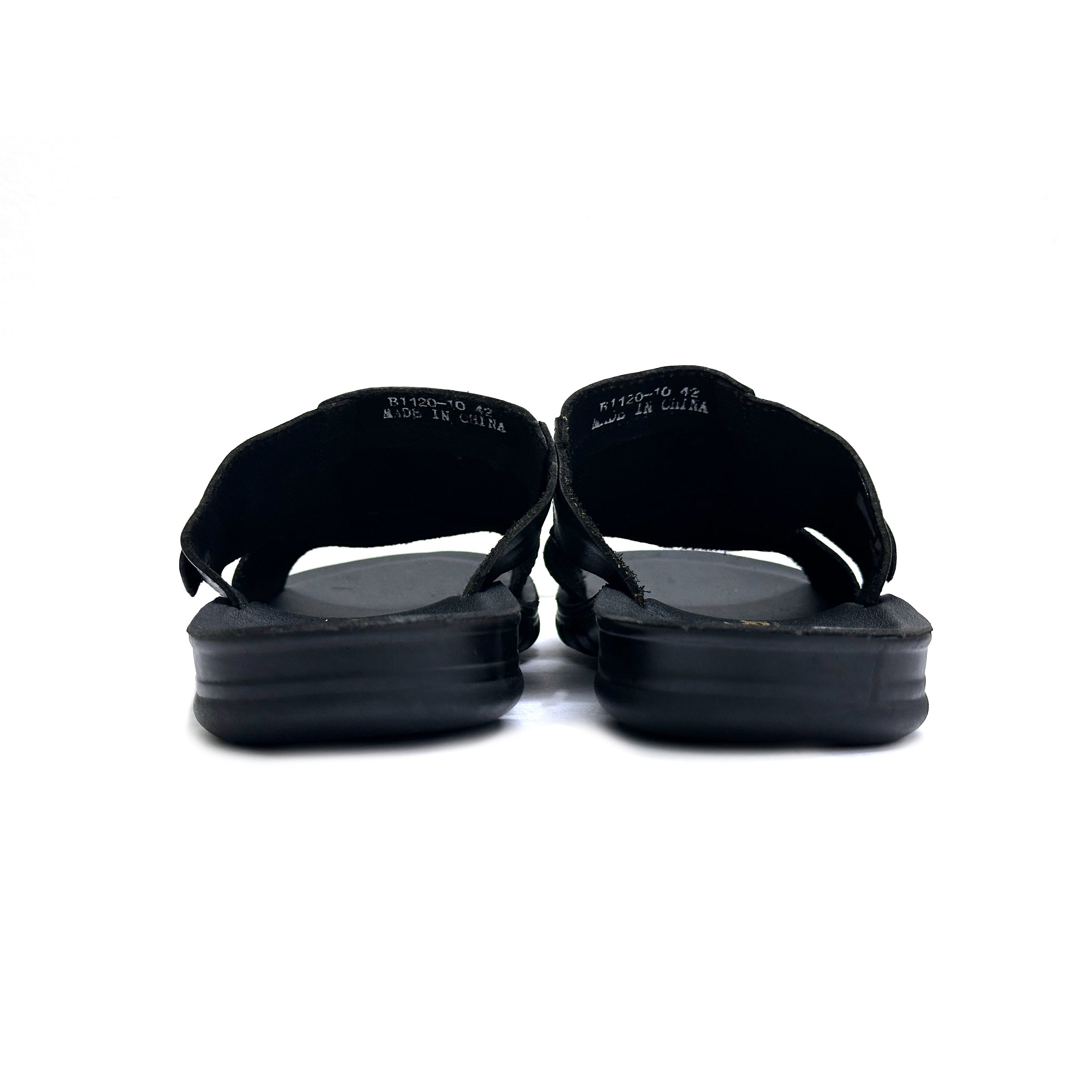 27015-Black  Premium High-Quality Men's sandal