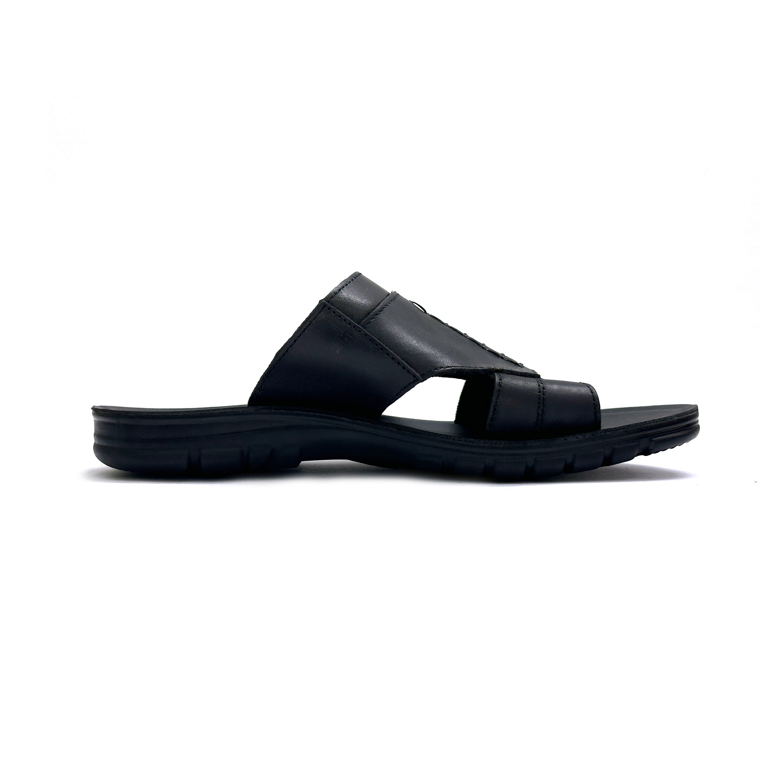 27015-Black  Premium High-Quality Men's sandal