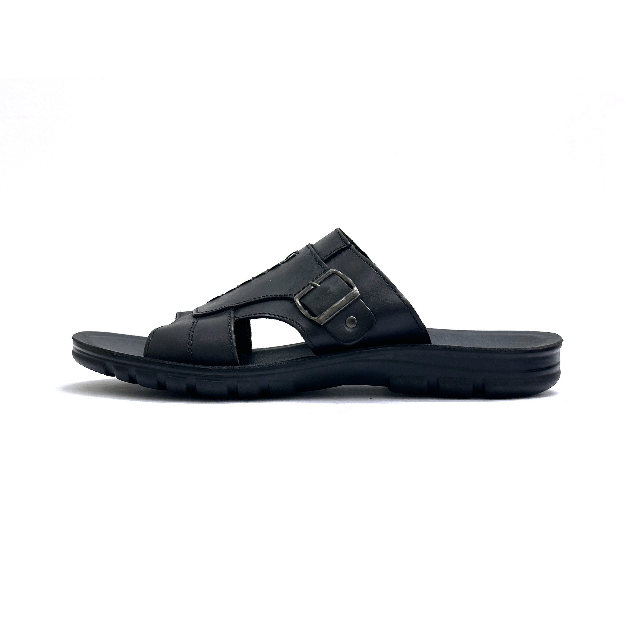 27015-Black  Premium High-Quality Men's sandal