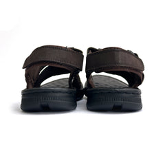 26086-Coffee Genuine Cow Leather Premium New High-Quality Men's sandals