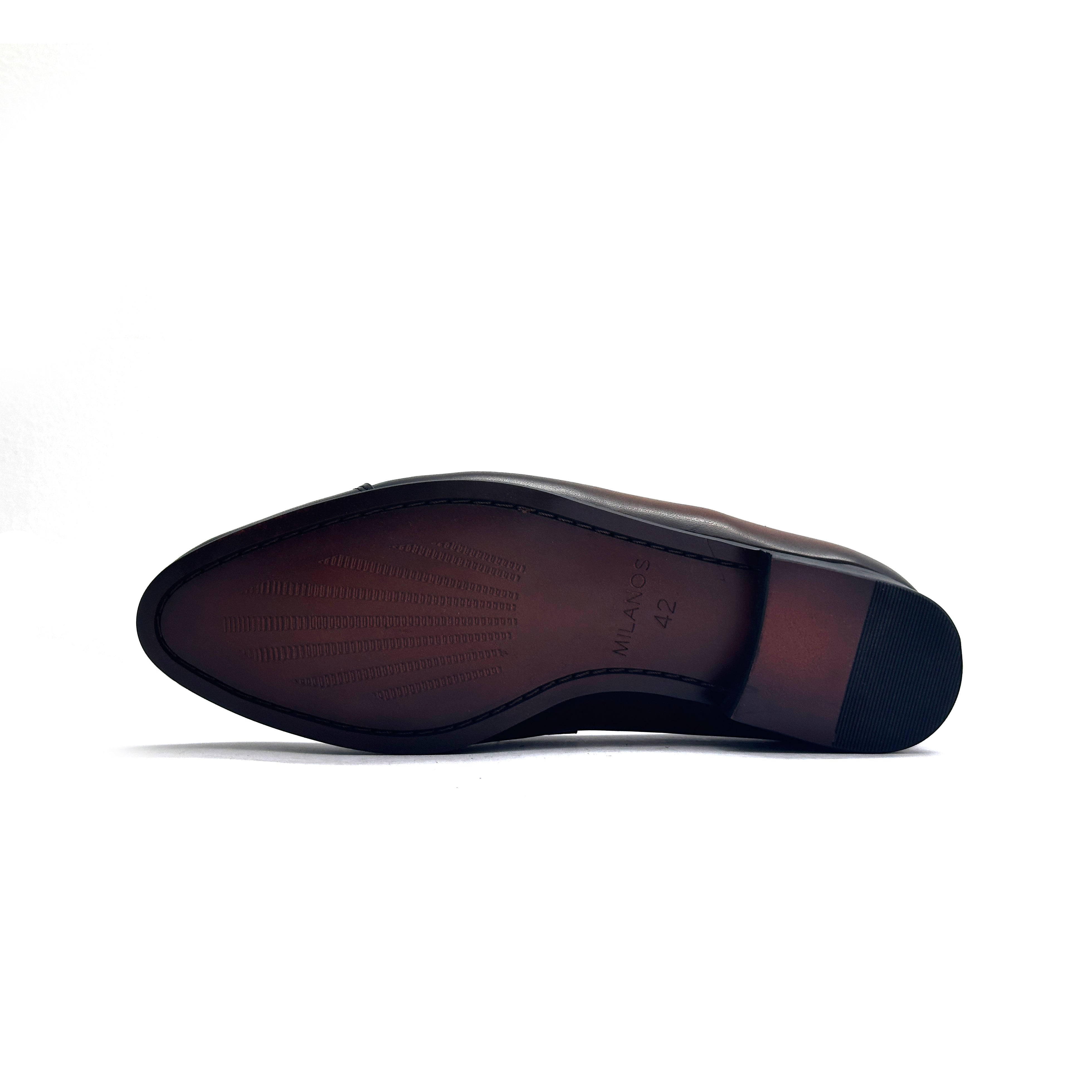 26051-Coffee Premium Party Shoes For Men