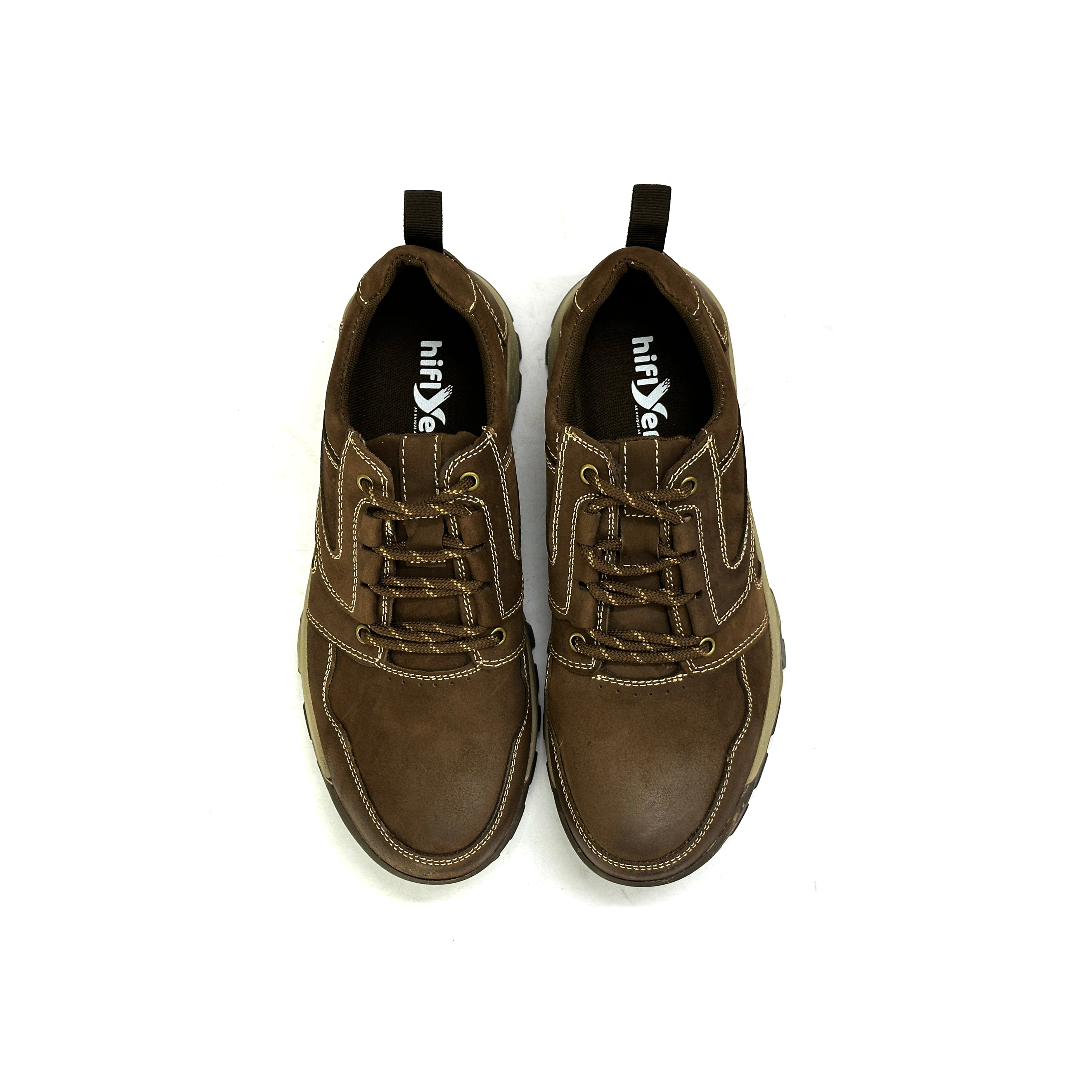 26089-coffee Premium causal shoes For Men