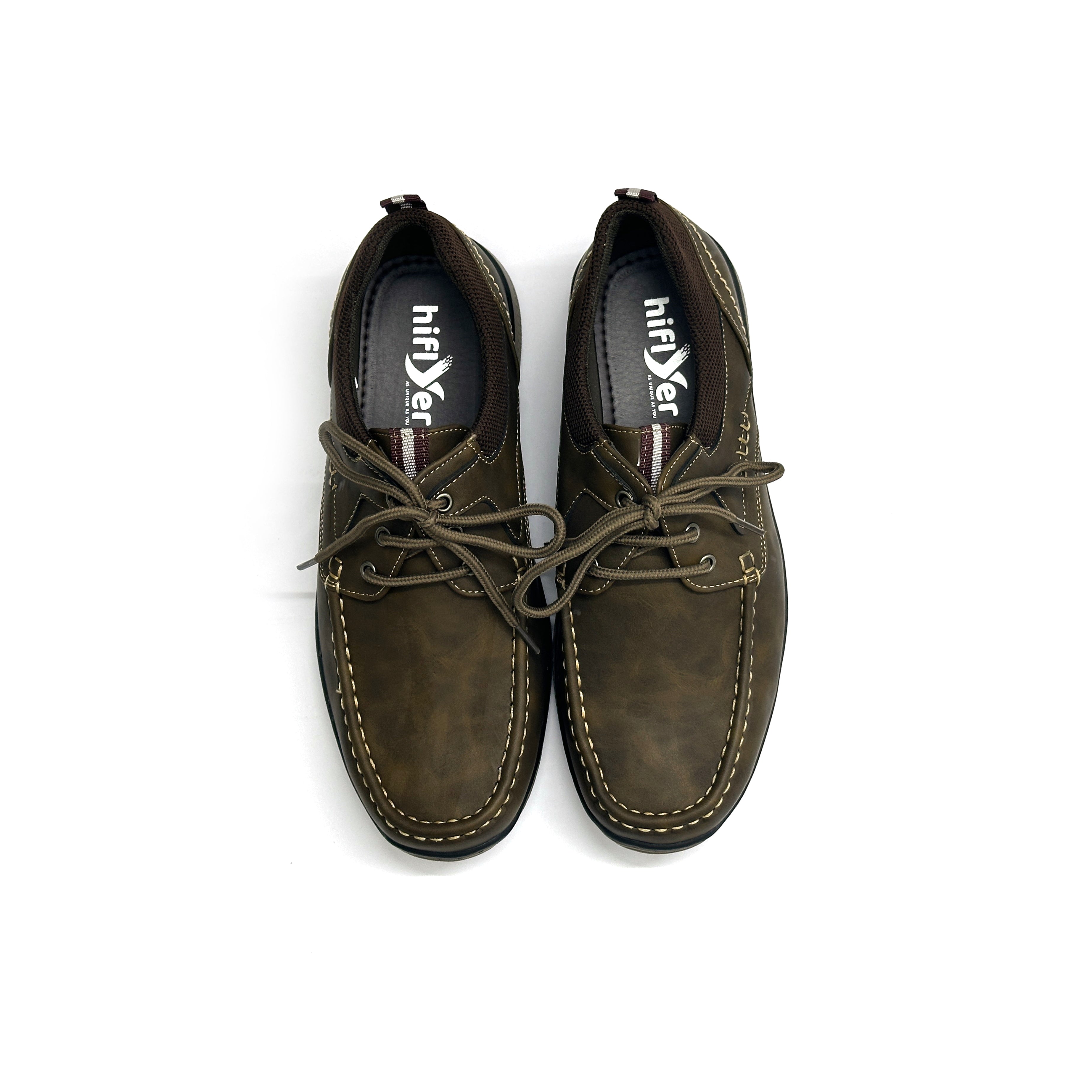 27021-khaki Premium causal shoes For Men