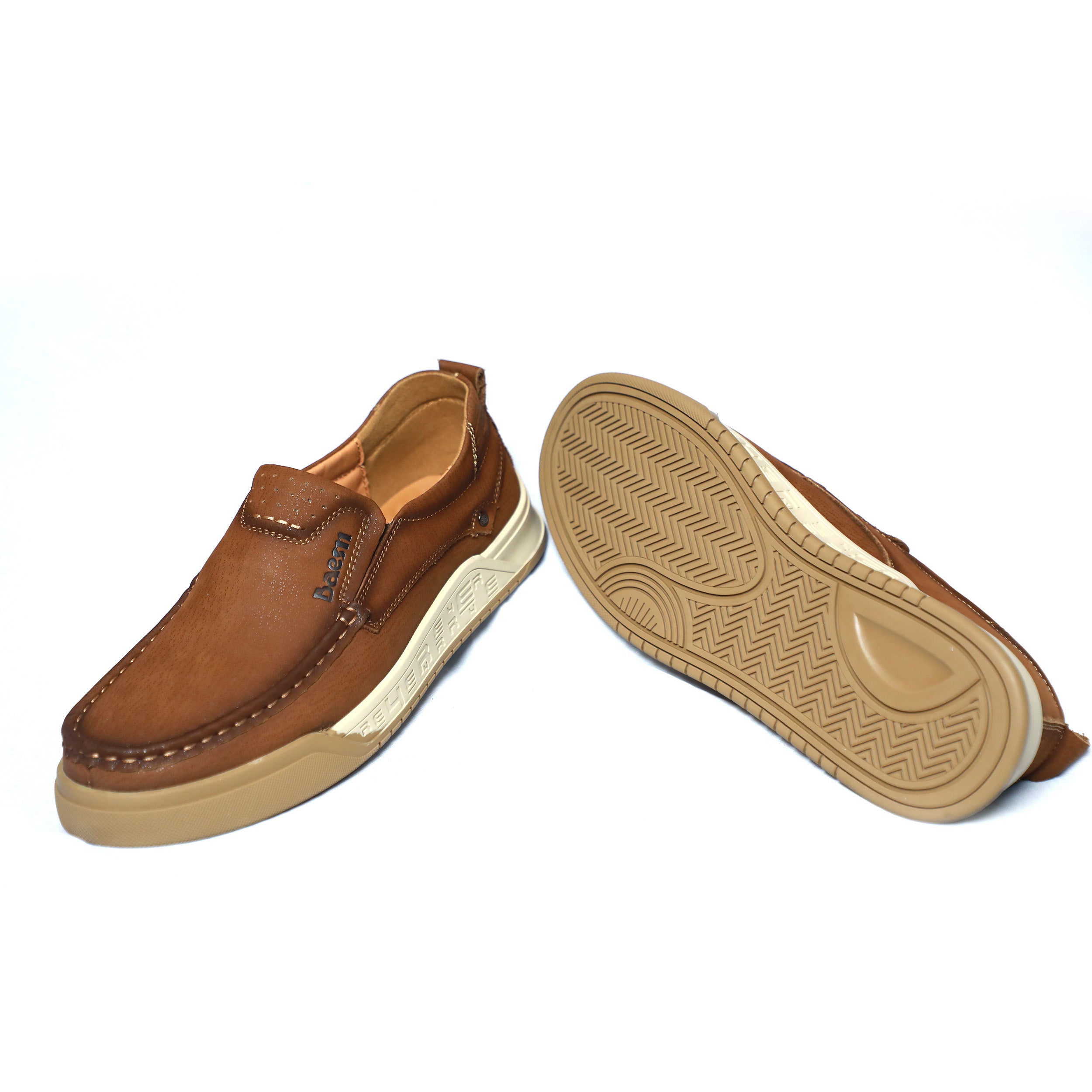 23077 Brown More Comfortable breathable non-slip footwear for leisure soft sole Mans Shoe