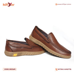 23082 Brown More Finest breathable non-slip footwear for leisure soft sole Mans Shoe