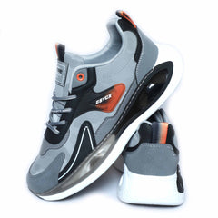 23085 Grey Light Weight Bounce Sole Comfort Sneakers For Men