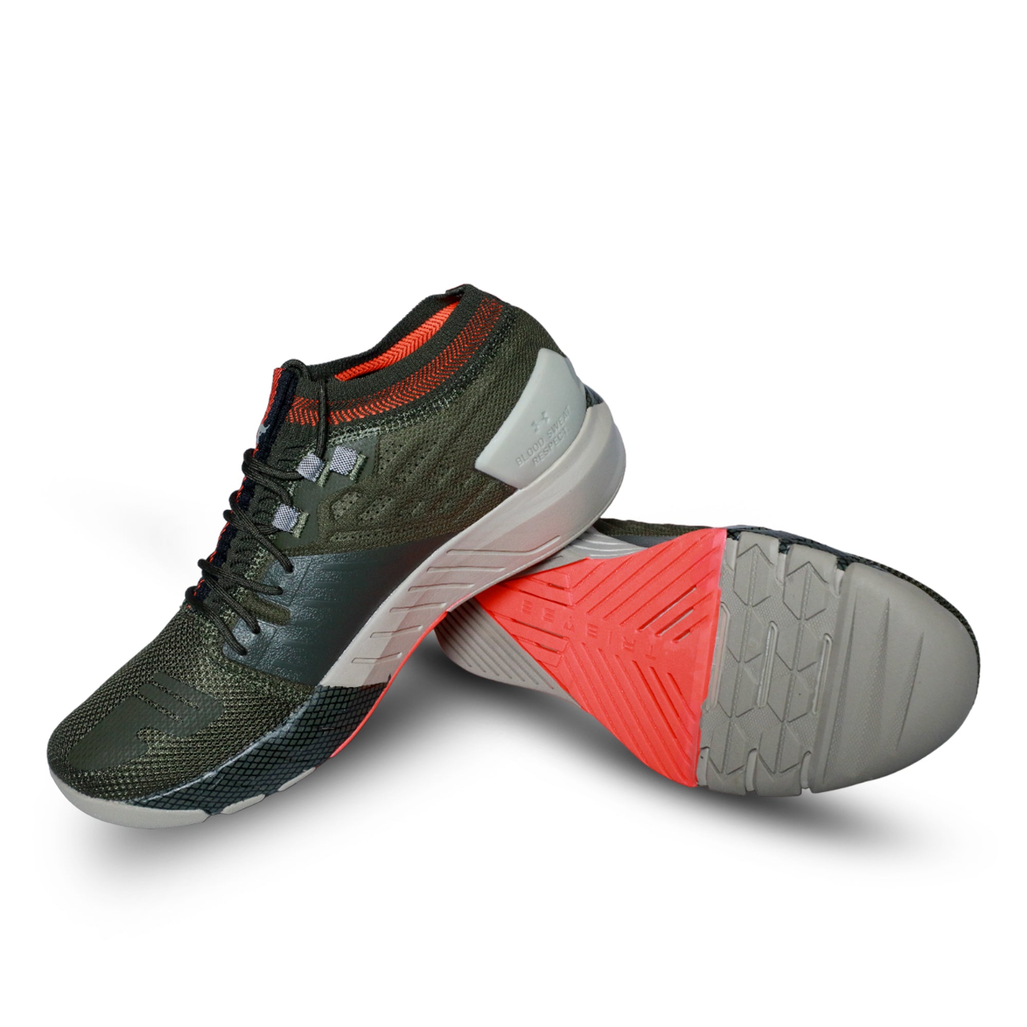 24001 Olive Sports Casual Shoe for man.