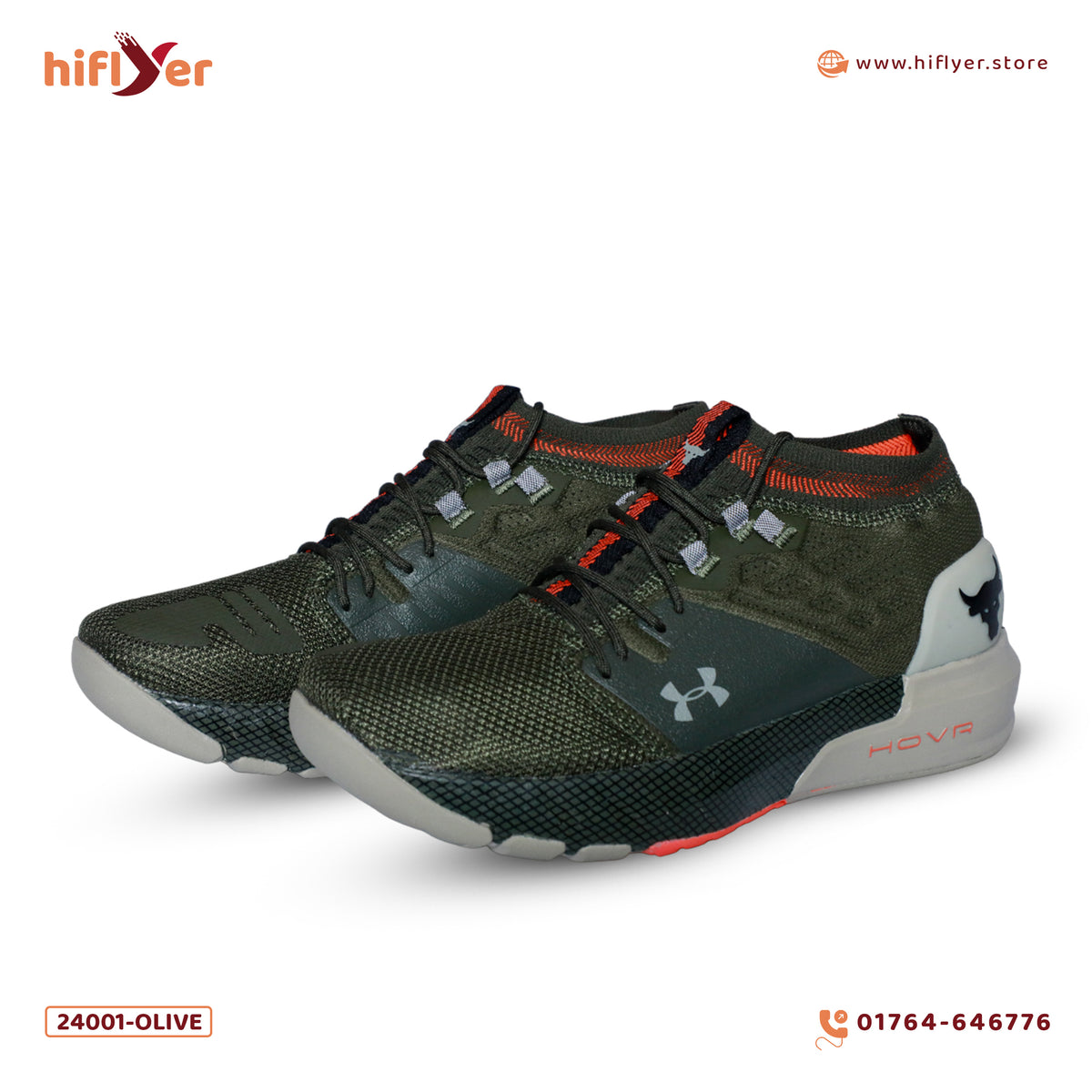 24001 Olive Sports Casual Shoe for man.