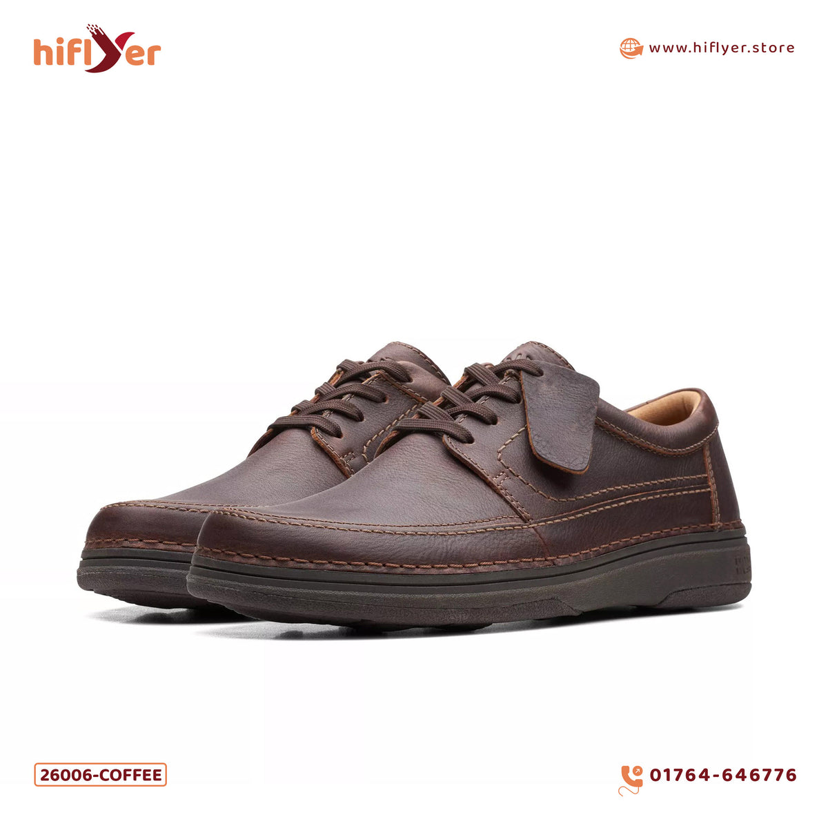 26006-Coffee More Comfortable breathable non-slip footwear soft sole Casual Shoes for men