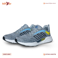 24007 Gray Sneaker & Sports, Breathable Trainers Man Trekking Sports Shoes