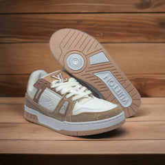 24018-Brown Lv Premium Men Sport Sneaker Shoe