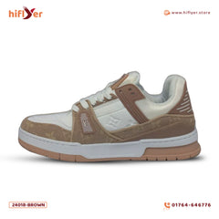 24018-Brown Lv Premium Men Sport Sneaker Shoe