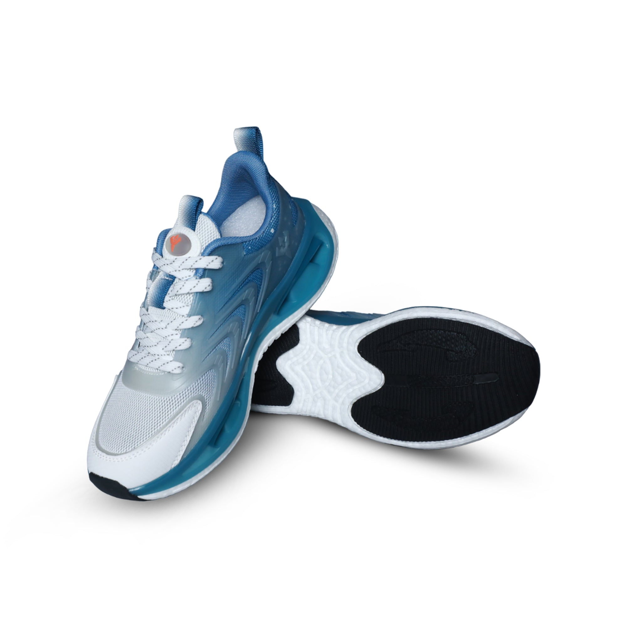 24027 Blue Running Sneakers Shoes For men