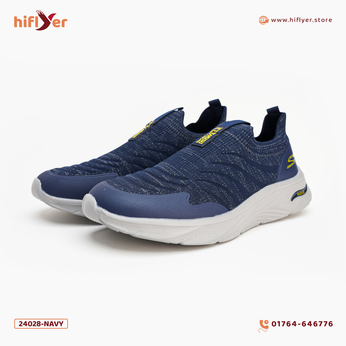 24028 Navy Running Sneakers Shoes For men