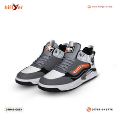 24045 Grey Sneakers, Sports, Stylish Shoes for Men