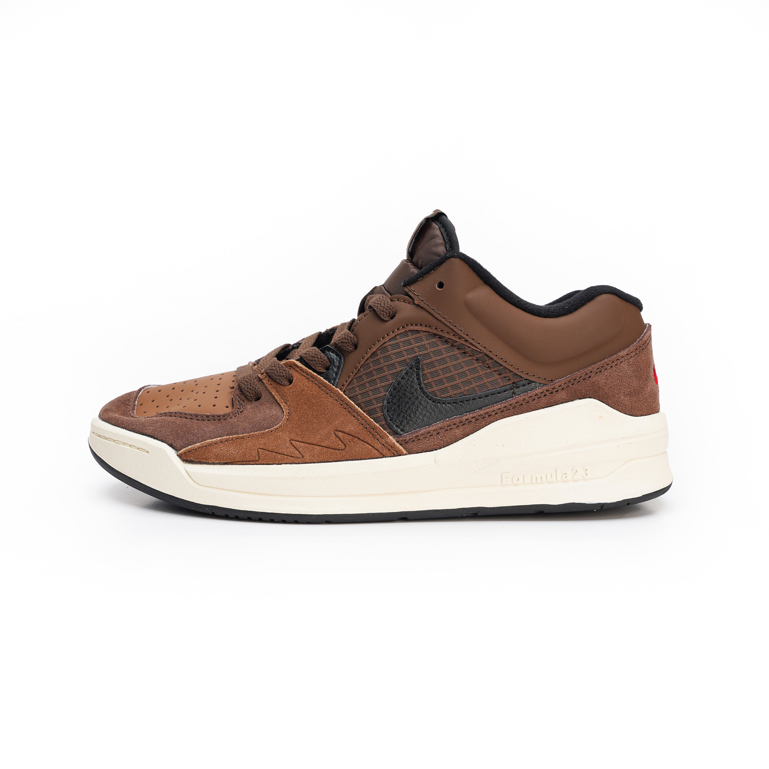 25044-Coffee leather look stylish Design All Seasons sneaker for men