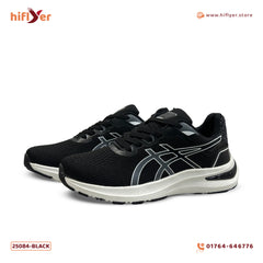 25084-Black Lightweight Running Sports Comfortable Sneaker