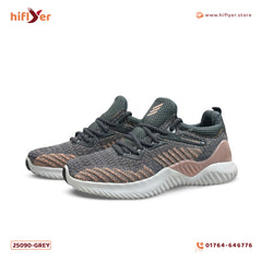 25090-Grey Alpha Bounce Rubber Lightweight Running Sports Comfortable Sneaker