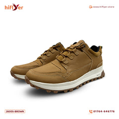 26005-Brown More Comfortable breathable non-slip footwear soft sole Casual Shoes for men