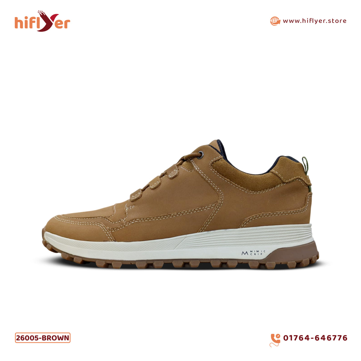 26005-Brown More Comfortable breathable non-slip footwear soft