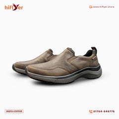 26013-Coffee More Comfortable breathable non-slip footwear soft sole Casual Shoes for men