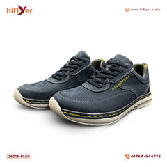 26019-Blue Superior Pro lace light weight Sneakers For Men