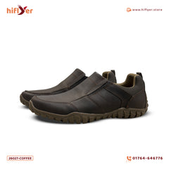 26027-Coffee More Comfortable breathable non-slip footwear soft sole Casual Shoes for men