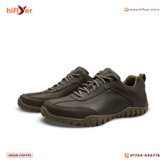 26028-Coffee More Comfortable breathable non-slip footwear soft sole Casual Shoes for men