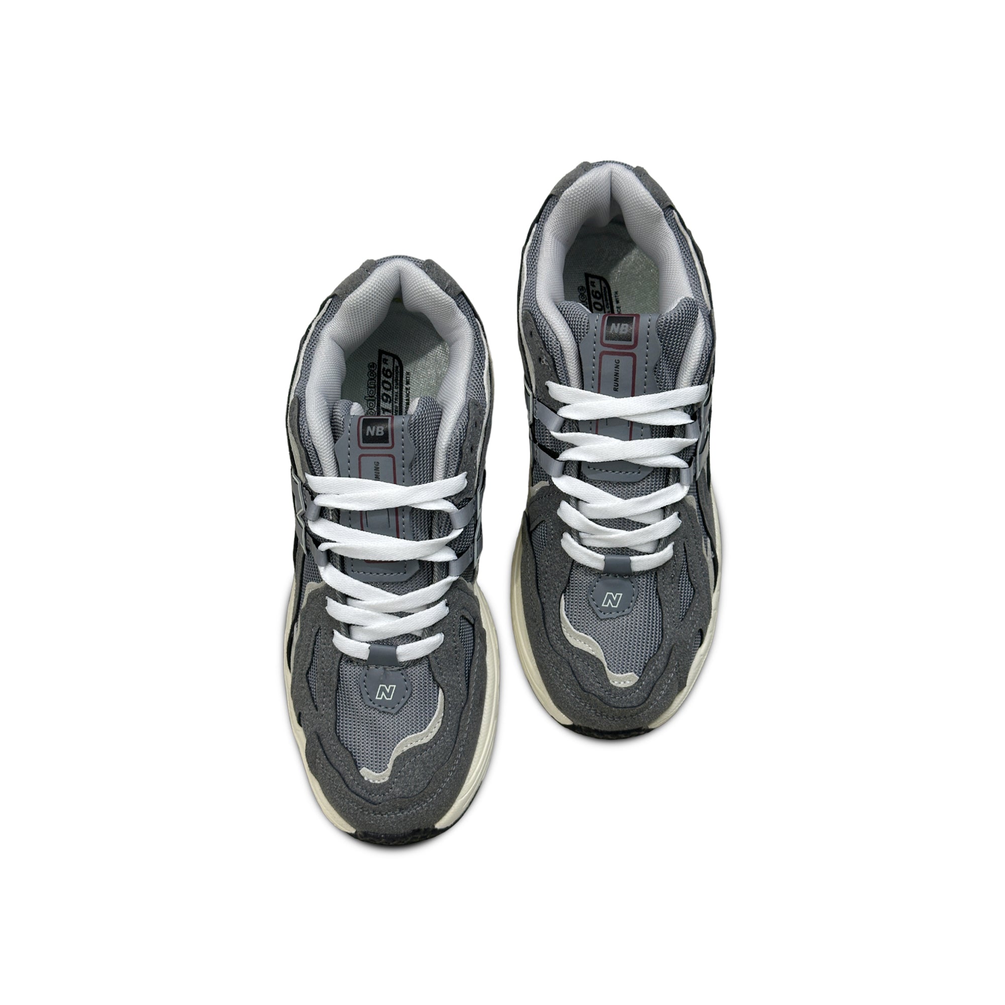 26031-Grey Super Lightweight sporty Sneakers