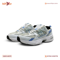 26033-White Super Lightweight sporty Sneakers