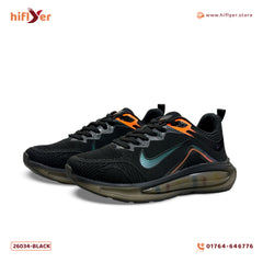 26034-Black Super Lightweight Sports Running Shoes