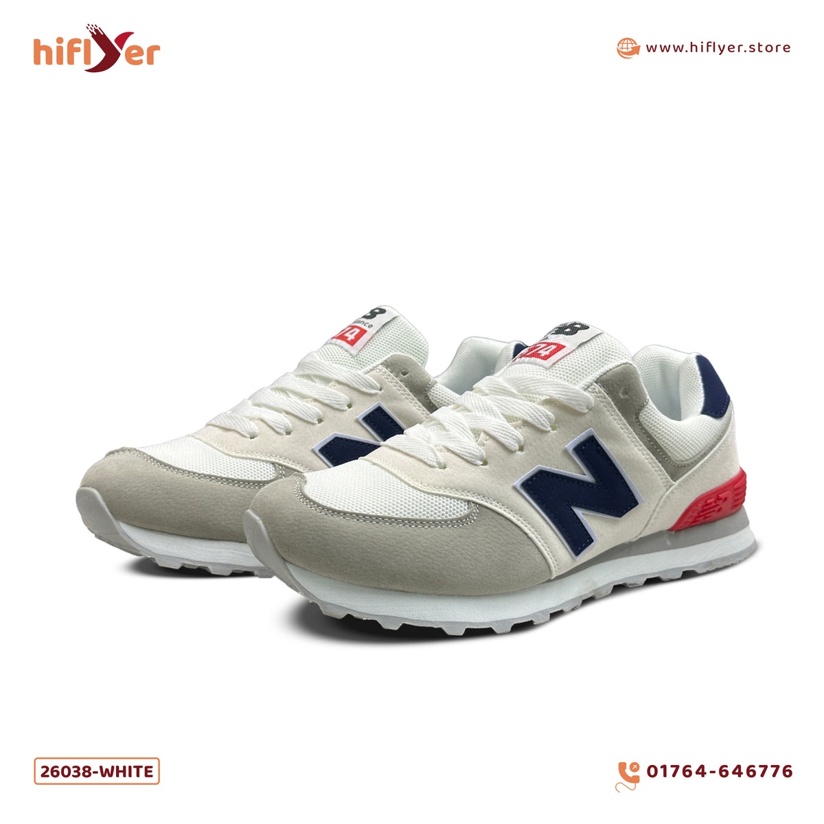 26038-white 574 Super Lightweight Sneaker