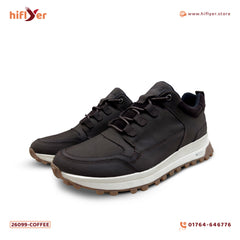 25099-Coffee Comfortable breathable non-slip footwear soft sole Casual Shoes for men