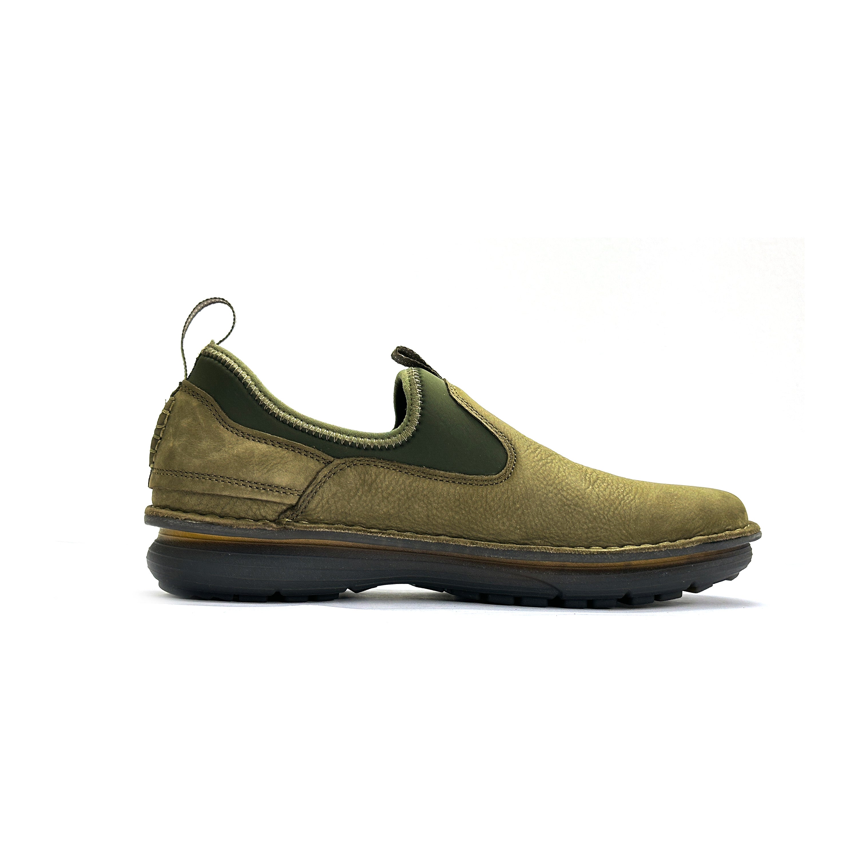 26071-Olive Genuine leather breathable non-slip footwear soft sole Casual Shoes for men