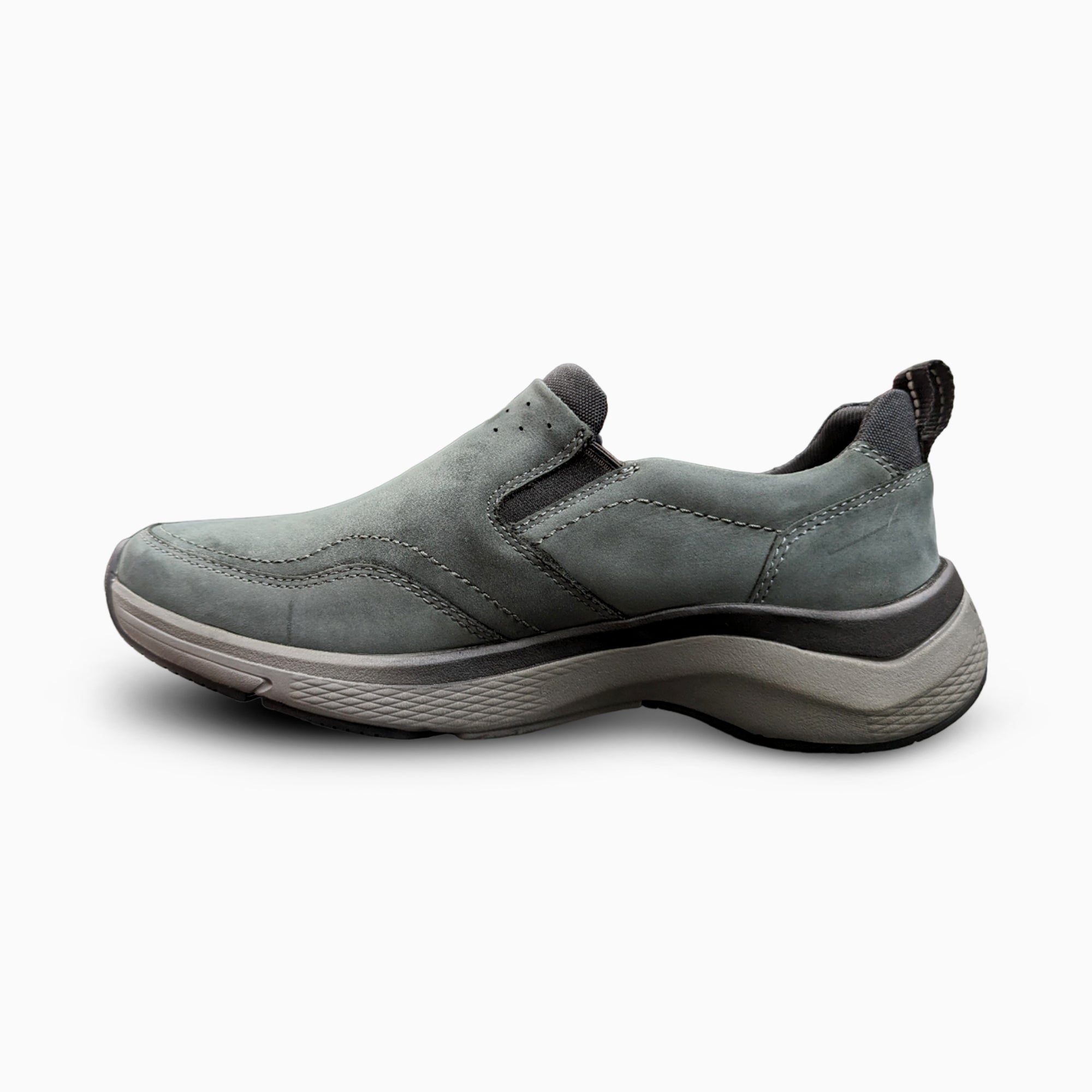 26007-Dark Grey More Comfortable breathable non-slip footwear soft sole Casual Shoes for men