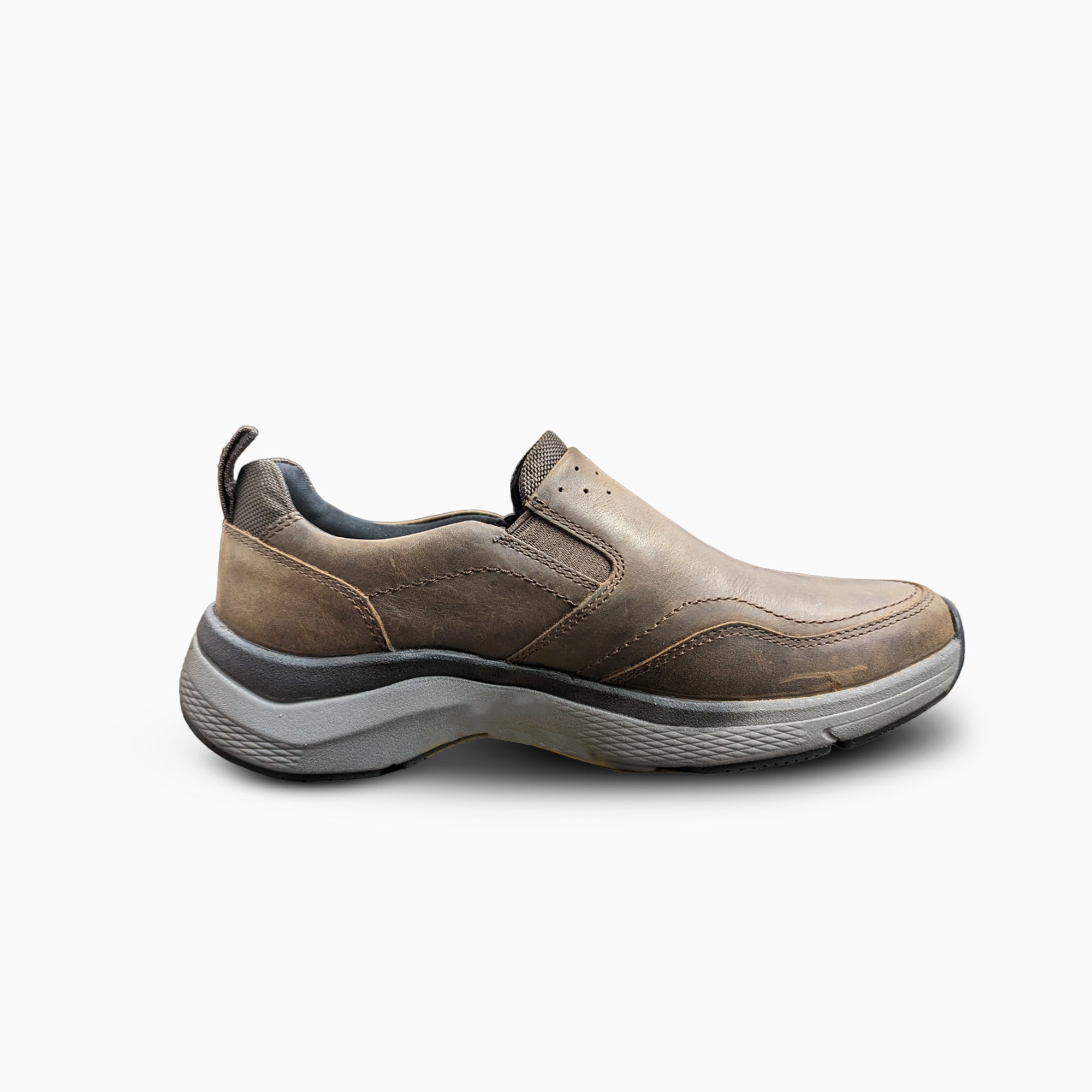 26013-Coffee More Comfortable breathable non-slip footwear soft sole Casual Shoes for men