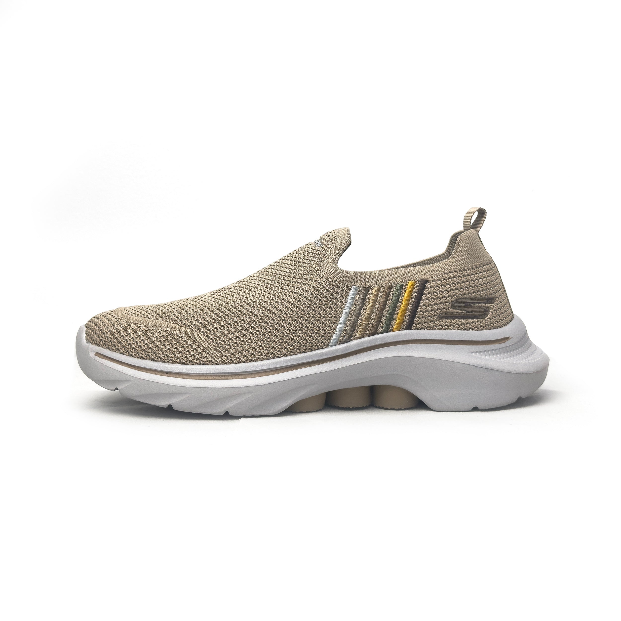 26001-Beige Lightweight Running Comfortable Sneaker